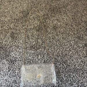 Clear Transparent Chain Shoulder Bag